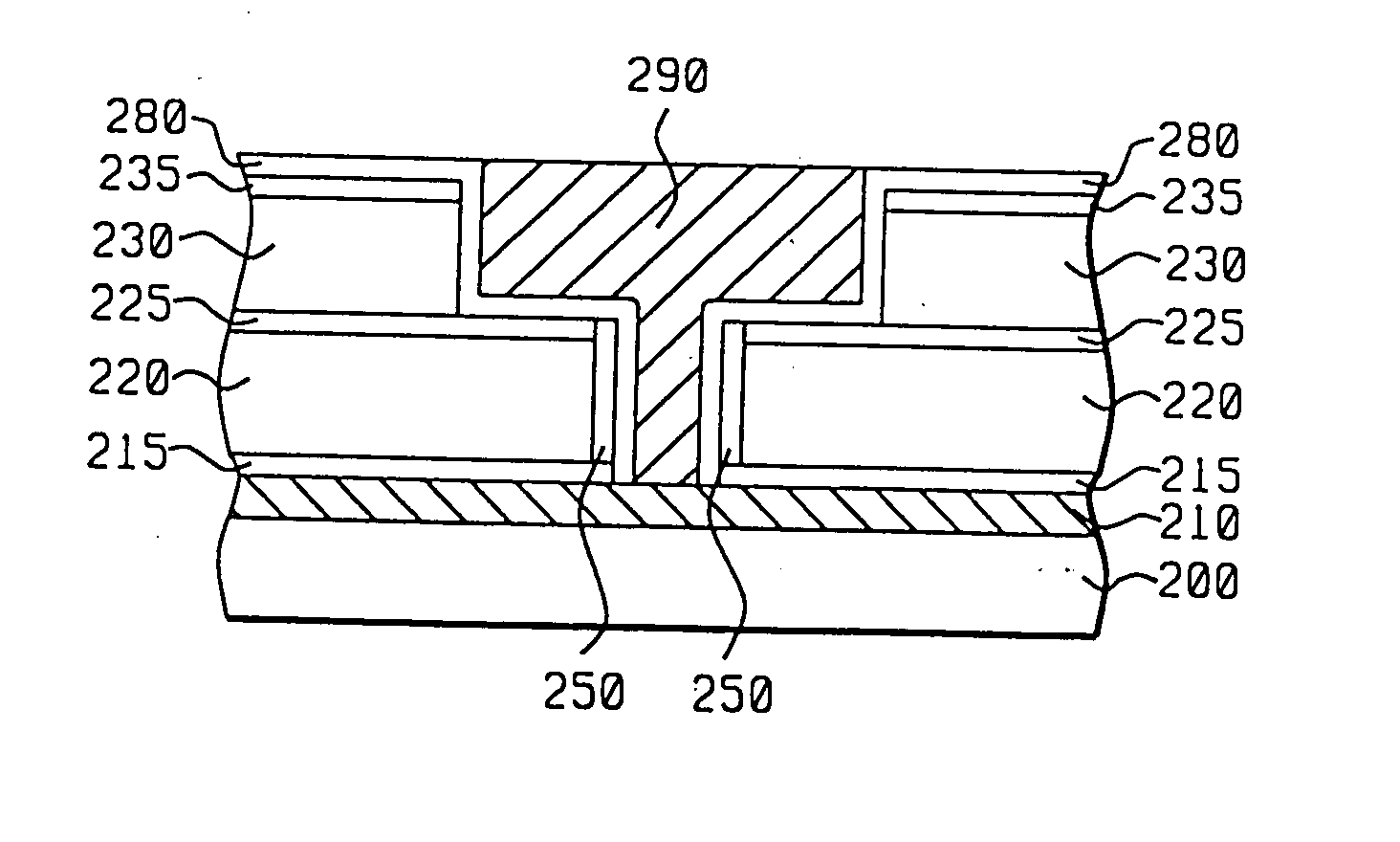 Method to solve via poisoning for porous low-k dielectric