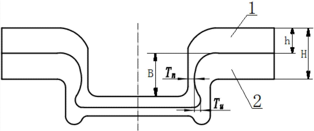 Riveting joint geometric parameter detection method