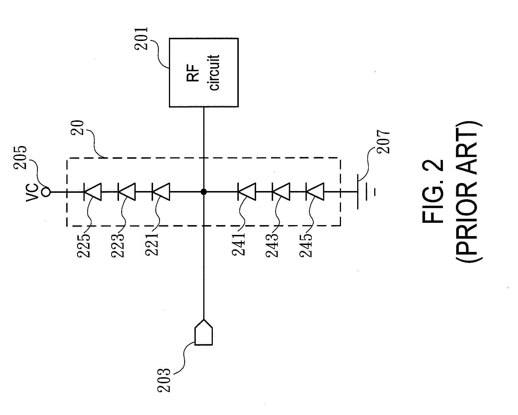 Low parasitic capacitance electrostatic discharge protection circuit