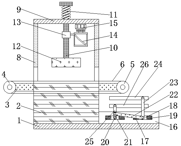 High-efficiency coal crushing and screening apparatus