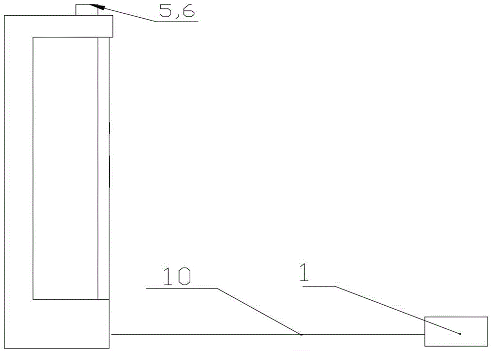 Device for detecting working state of current collector