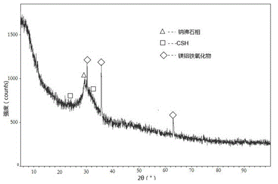 Chromium slag solidification gelling polymer