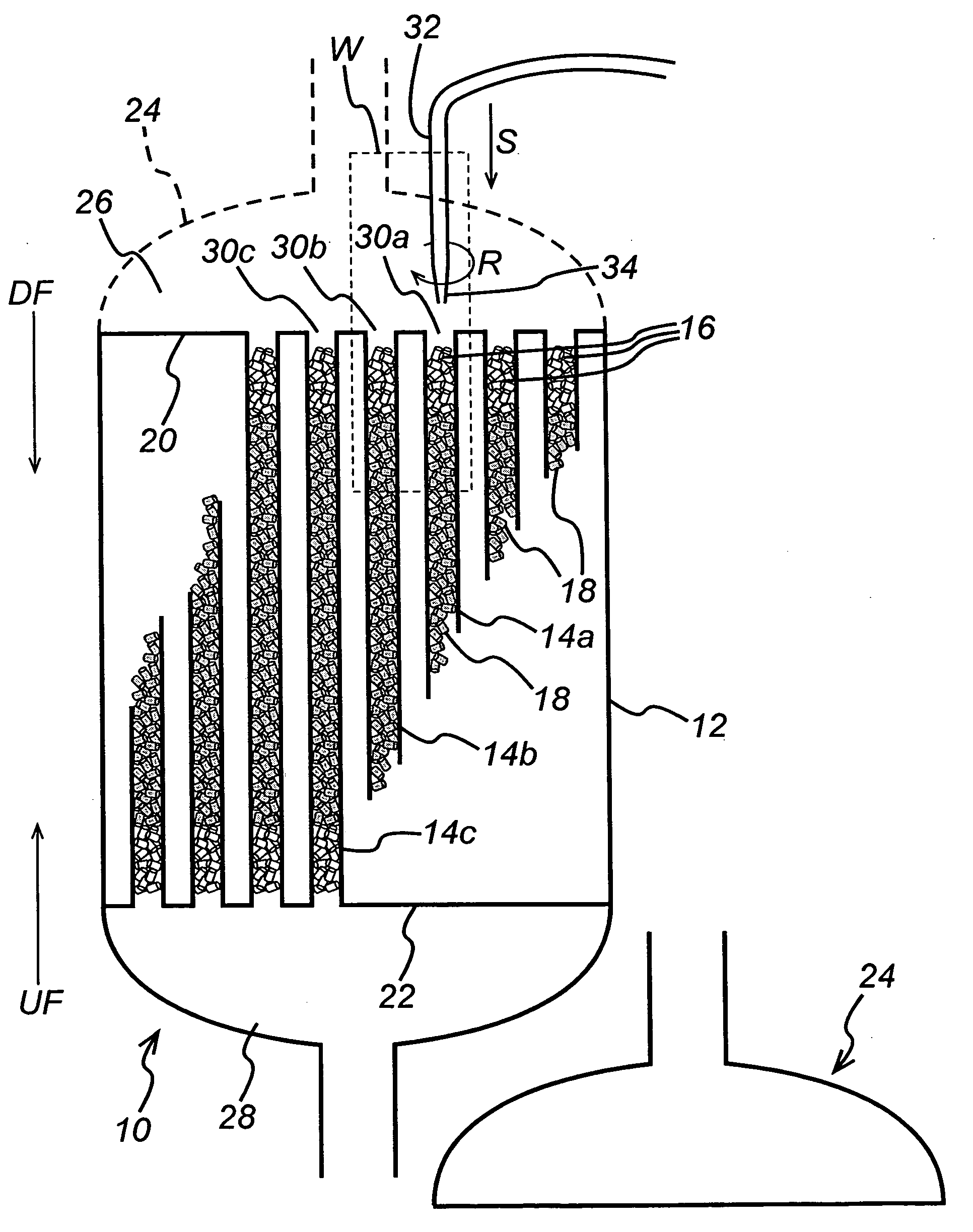 Apparatus and method for dislodging and extracting solid materials from tubes