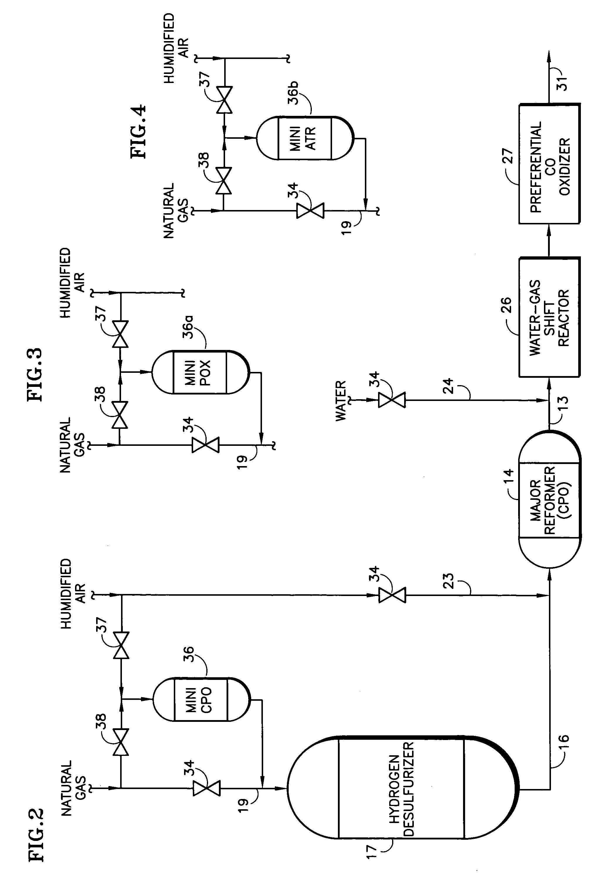 Hydrogen generator for hydrogen desulfurization of hydrocarbon feeds