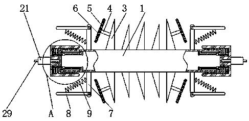 A composite insulator with windproof function