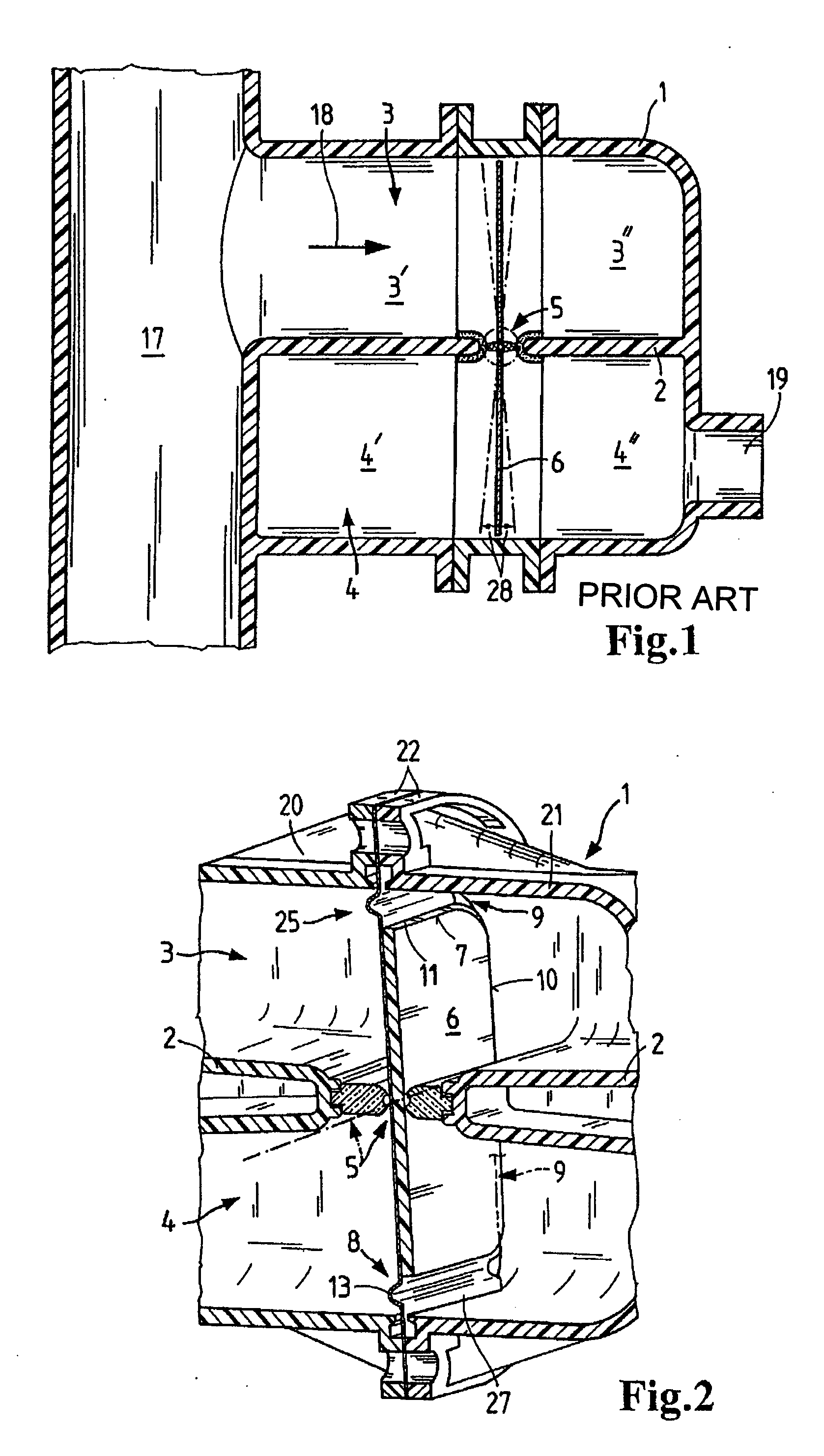 Apparatus for transmitting sound in a motor vehicle