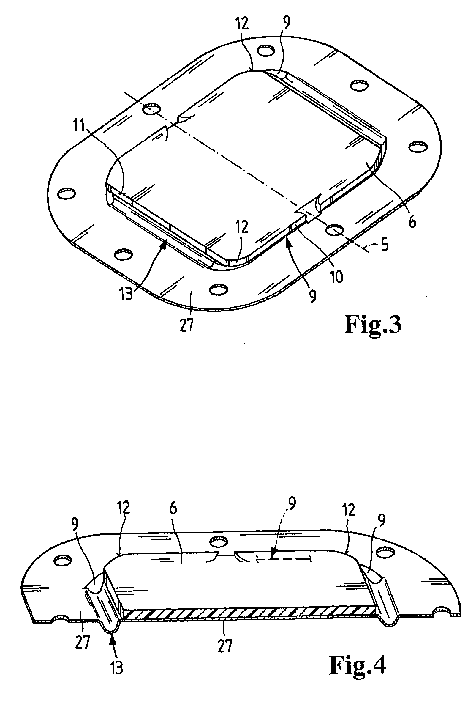 Apparatus for transmitting sound in a motor vehicle