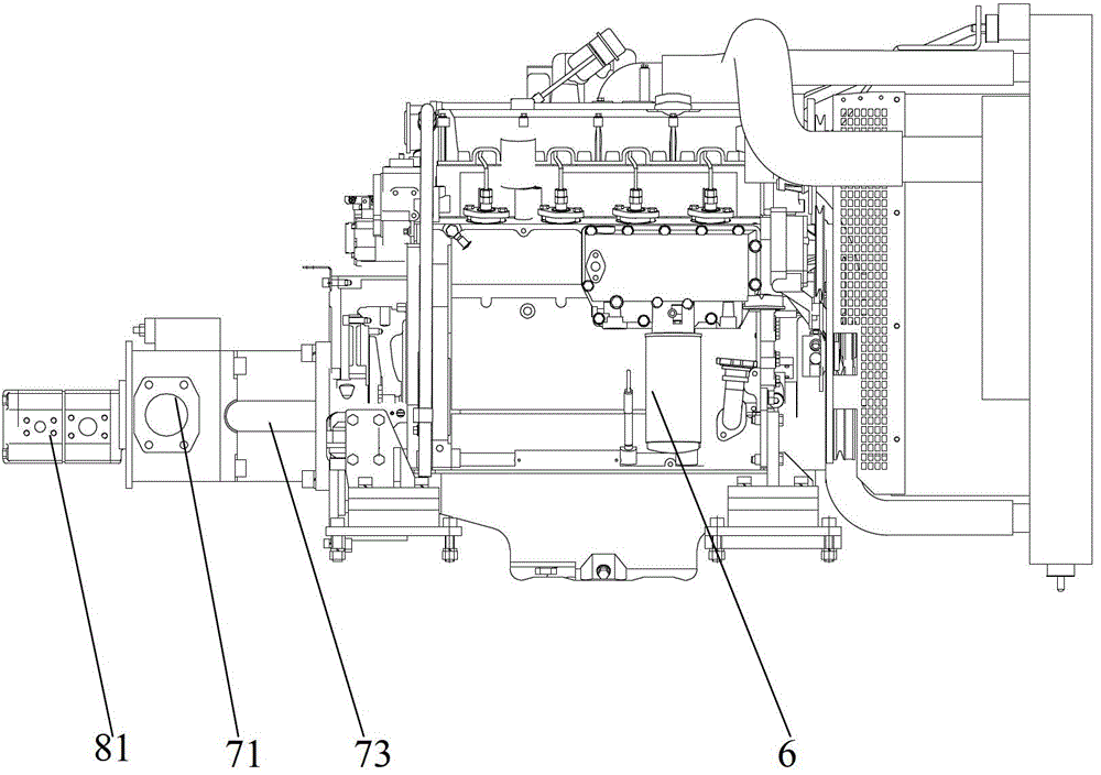 Mobile material distribution pump