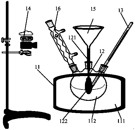 A method and device for measuring the glass transition temperature of a resin cast body