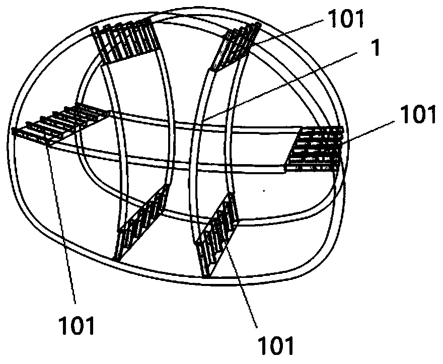 Split self-propelled construction method adopted in large-span subway tunnel second-liner arch apex