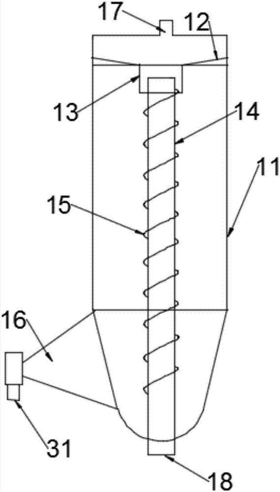 Dedusting device for interior architecture