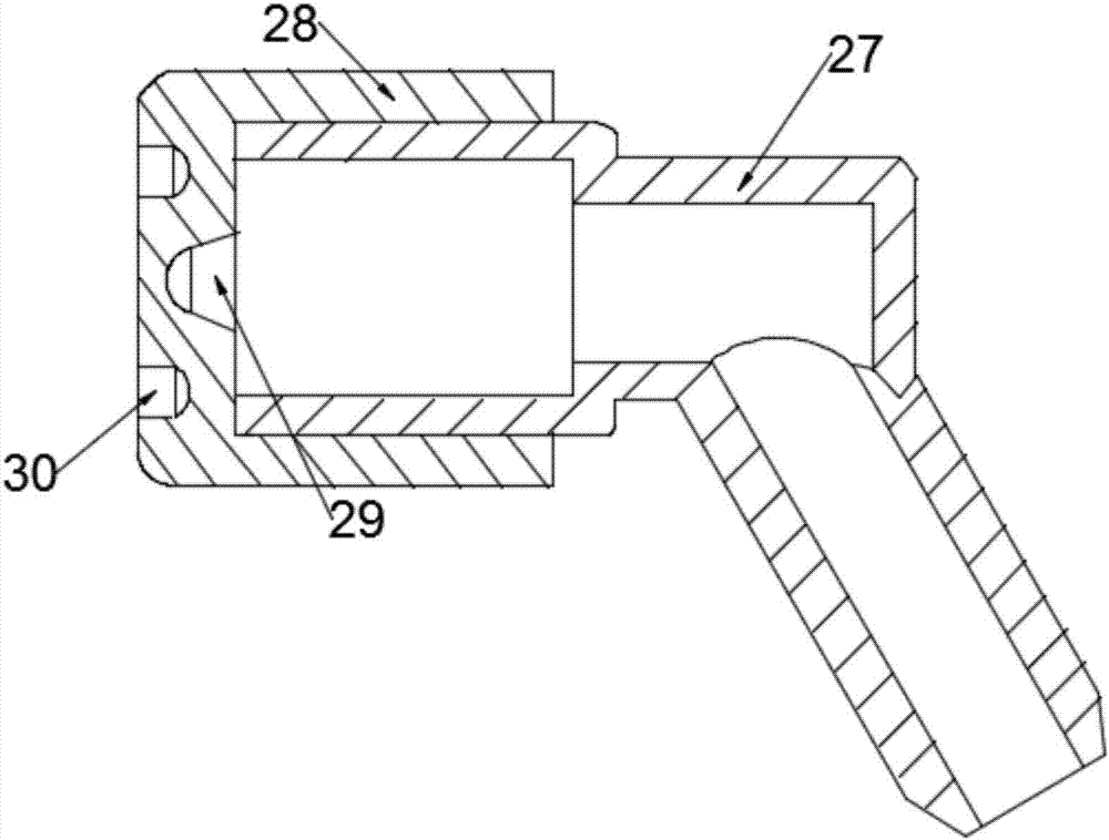 Dedusting device for interior architecture