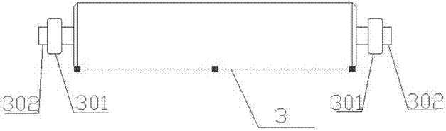 Conveying roller gap adjusting device