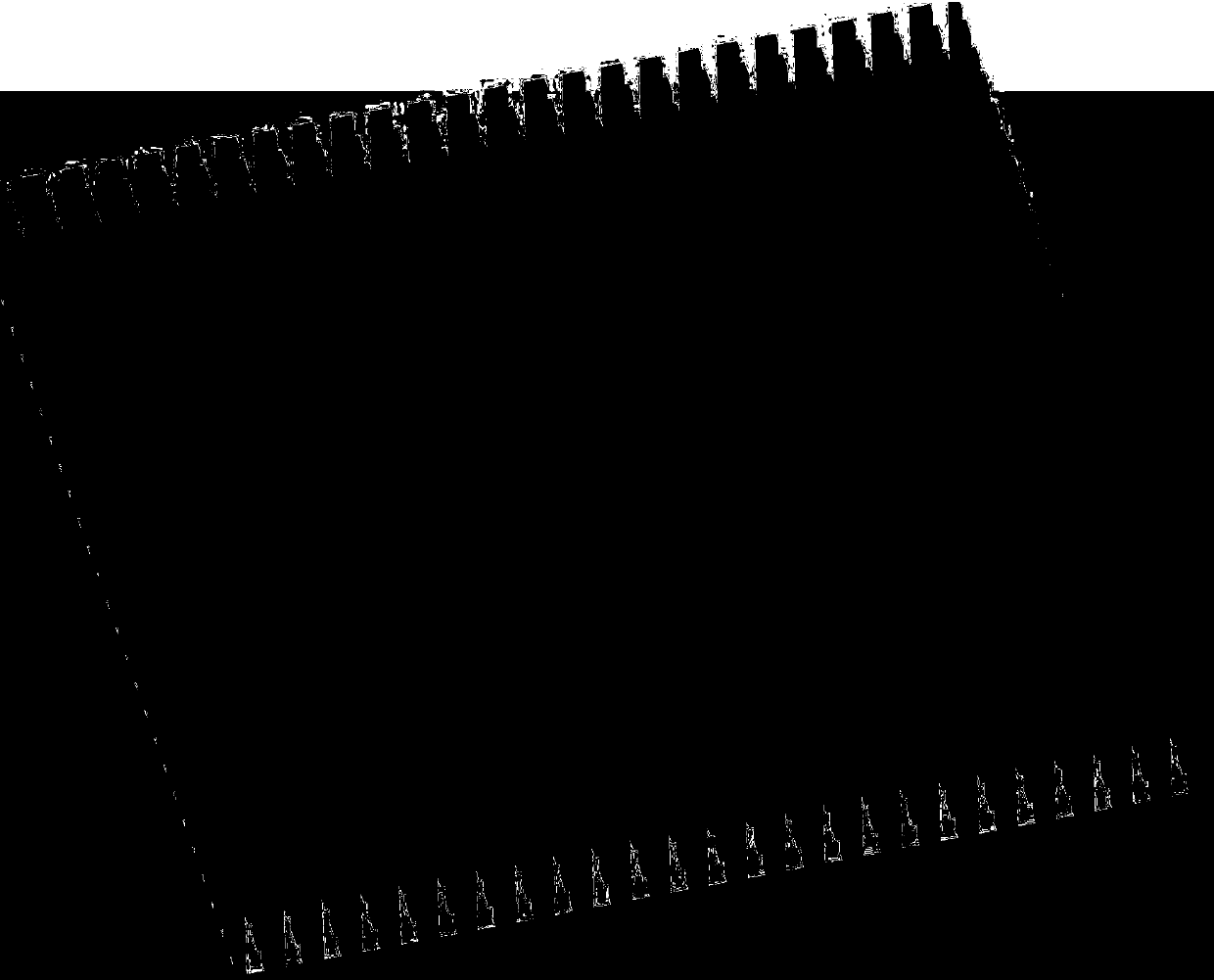 An easy-to-process diamond thermally conductive composite material and its preparation method and application