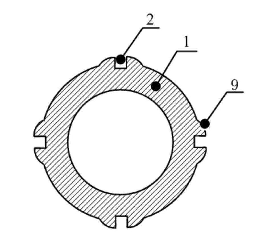 Method for eliminating local partial pressure in vacuum smelting reduction still and used reduction still