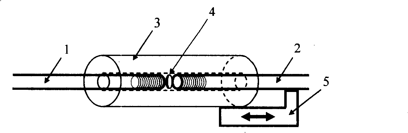 Tunable phase shift optical fiber Bragg optical grating