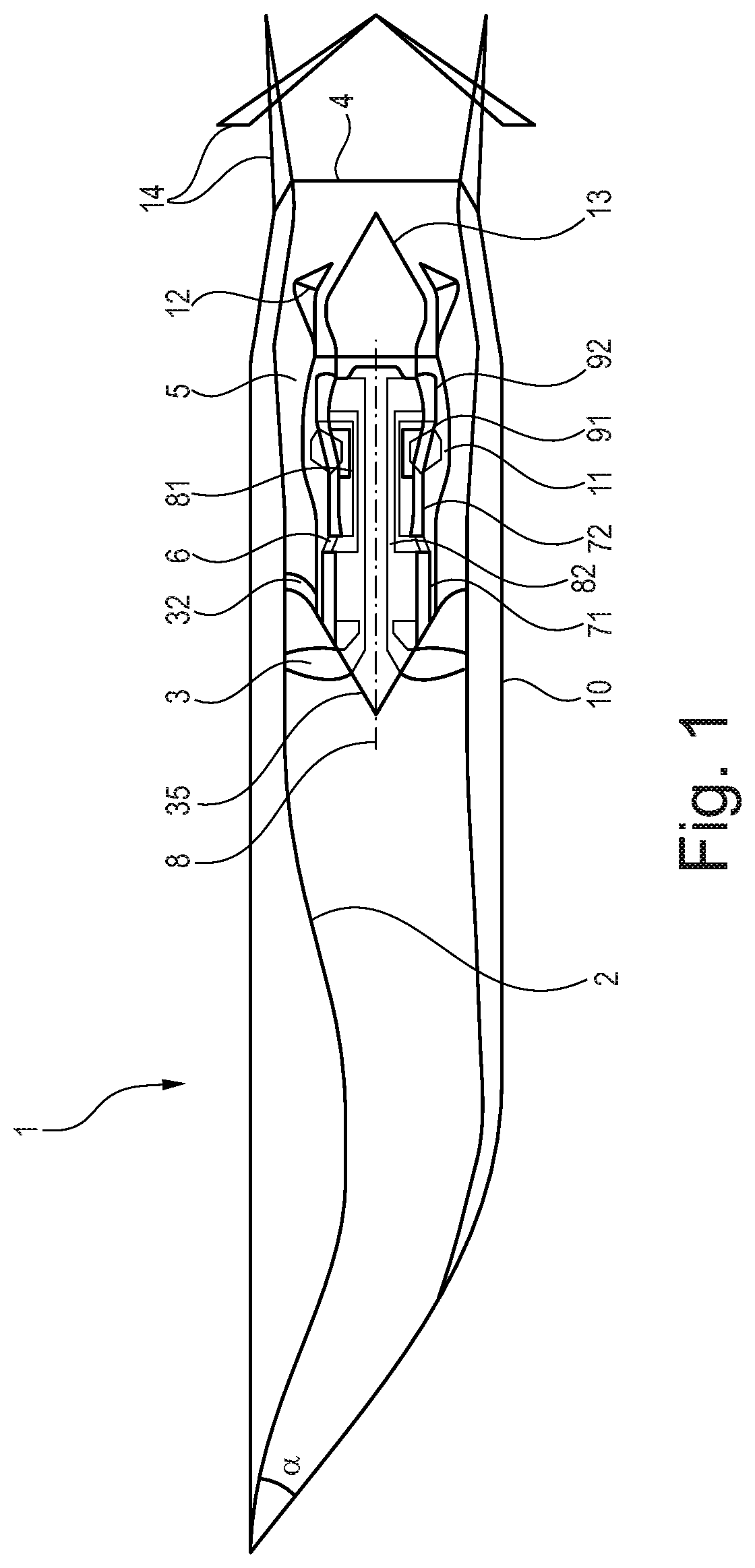 Supersonic aircraft turbofan