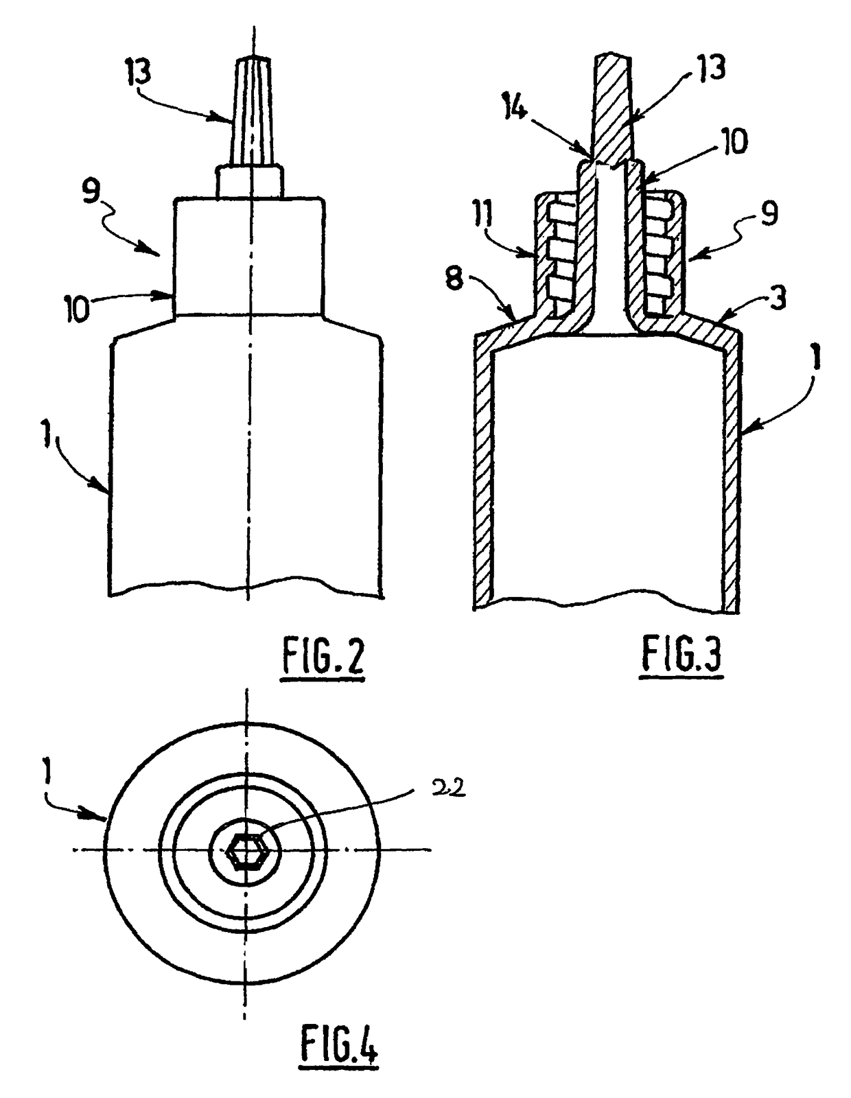 Pre-filled hypodermic syringe fitted with a stoppering device