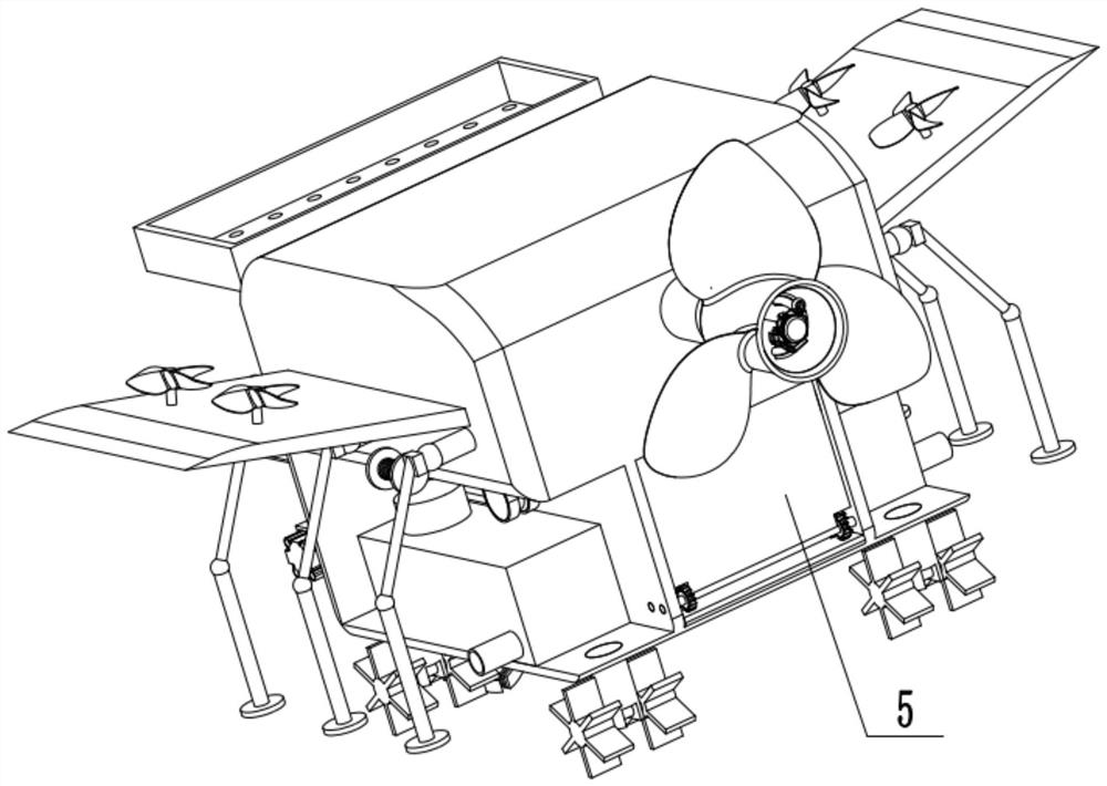 Full-automatic overwater golf ball picking device