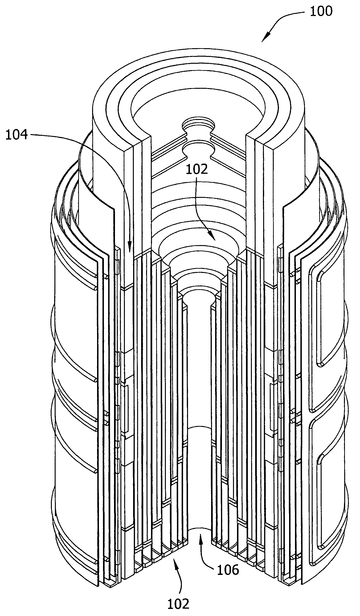 Wide bore high field magnet