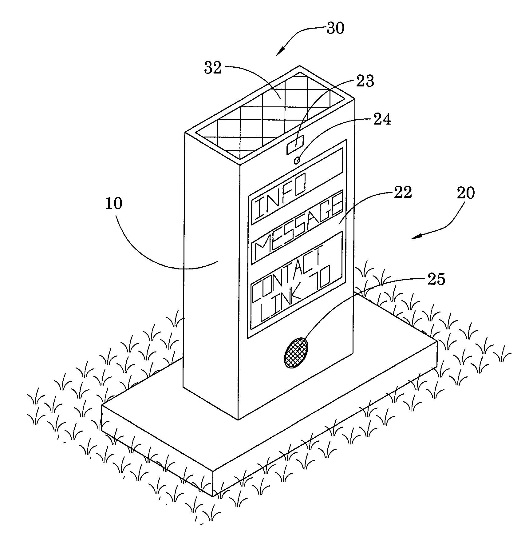 Digital gravestone