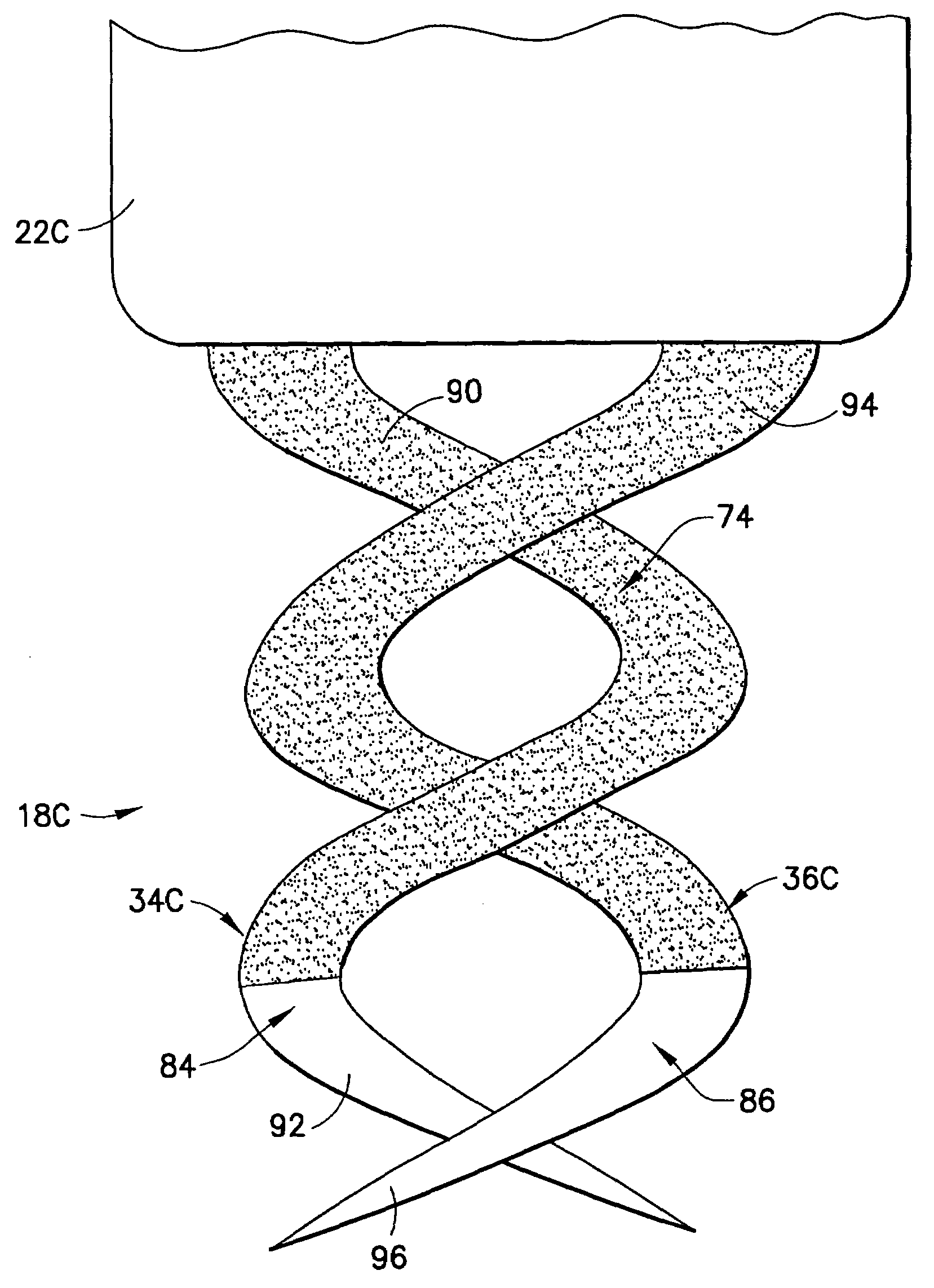 Dual helix active fixation stimulation lead