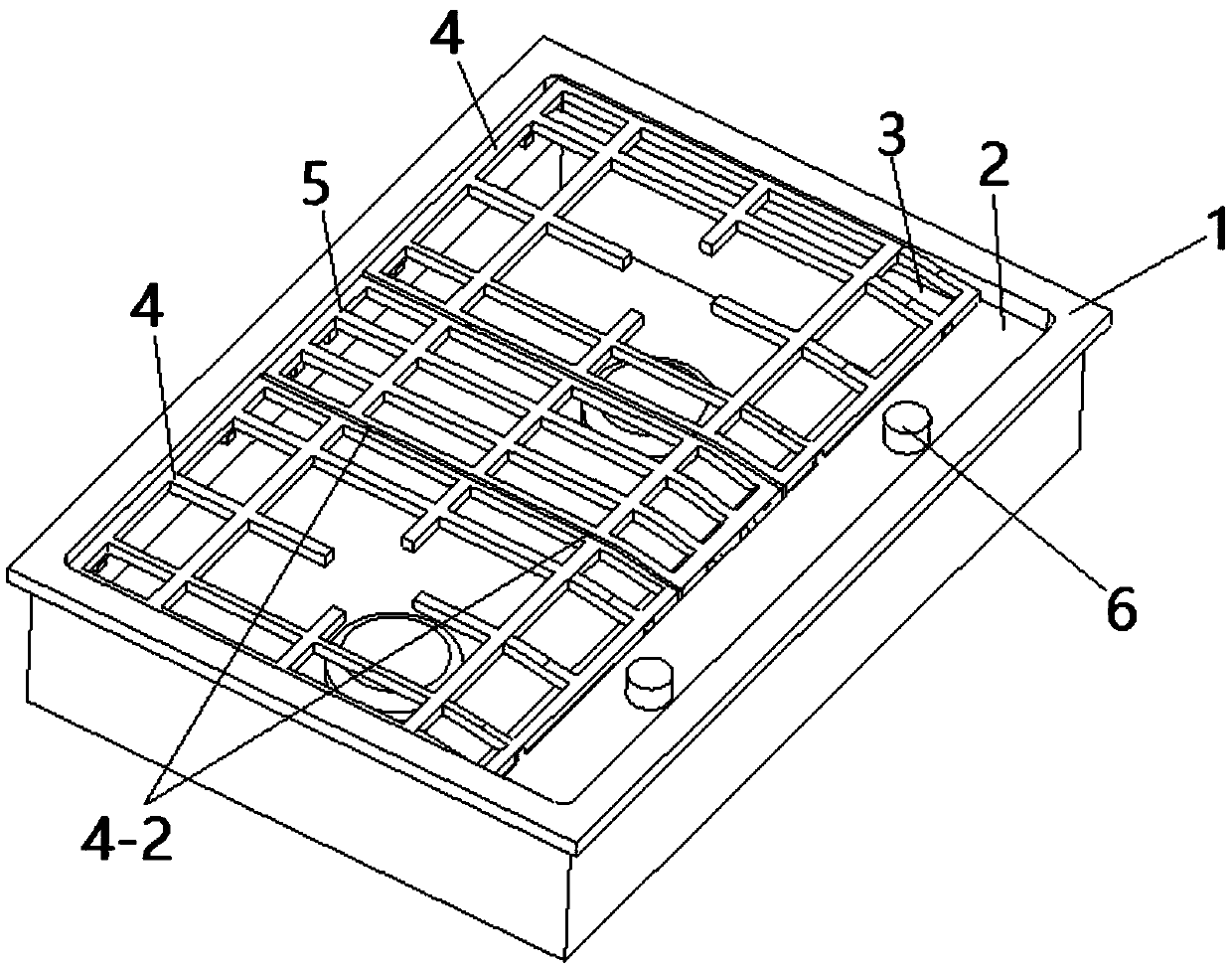 A heat-insulating sunken cooker