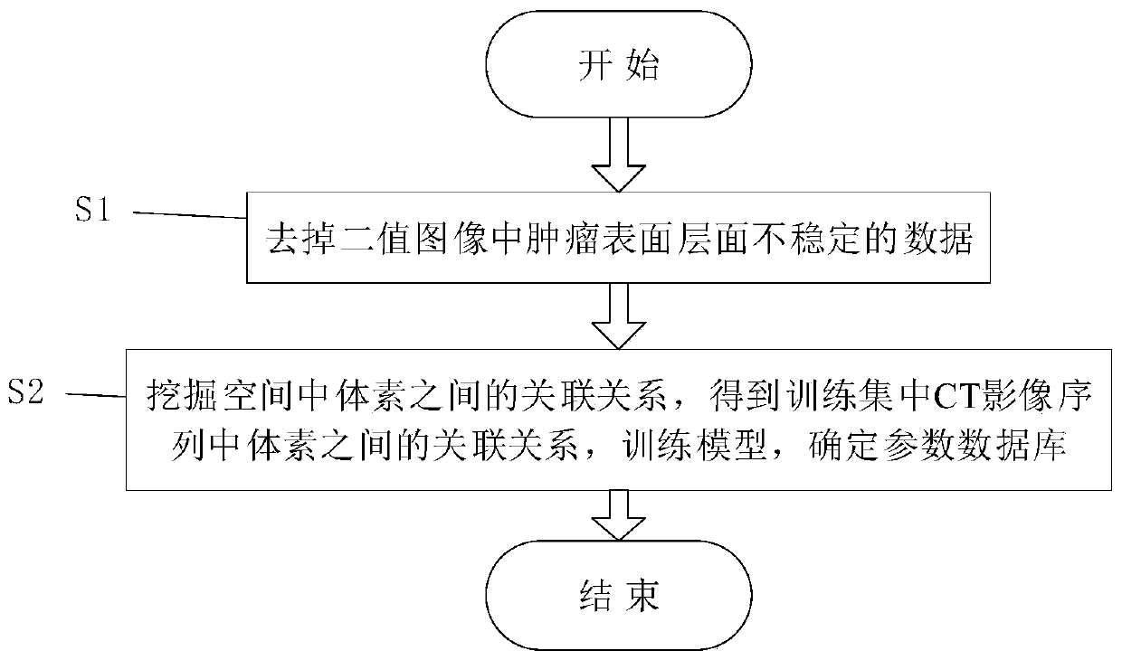 Tumor clinical target region automatic sketching method and system based on conditional random vector field