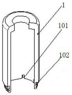 High-voltage circuit breaker and nozzle thereof