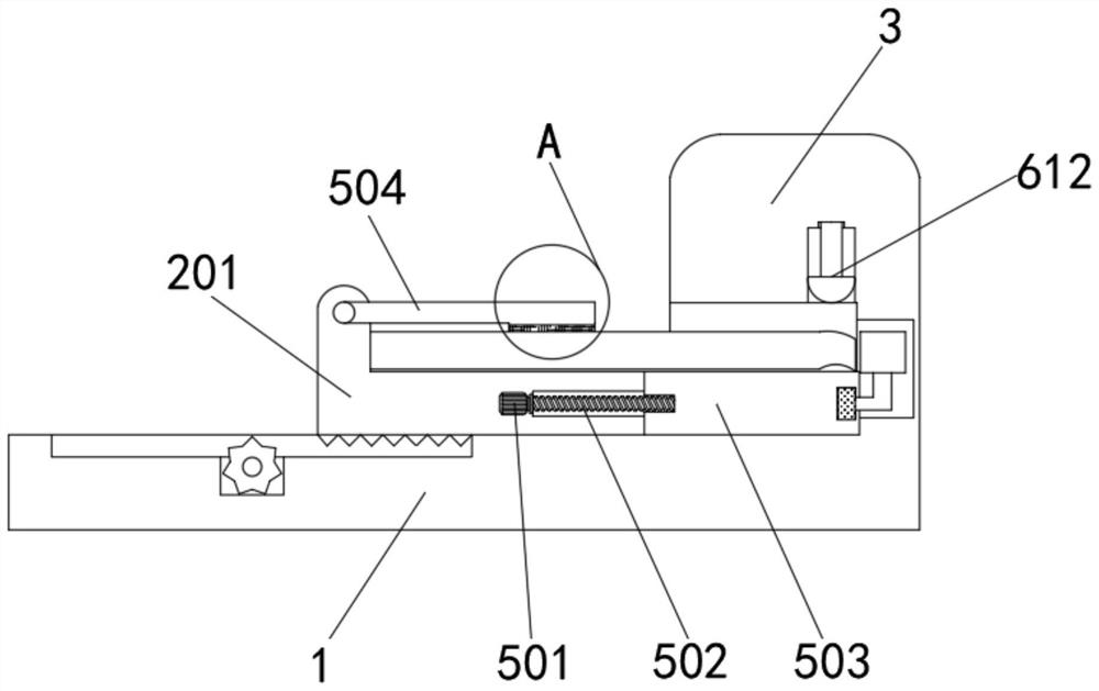 Dry-type transformer iron core clamping device with automatic alarm function