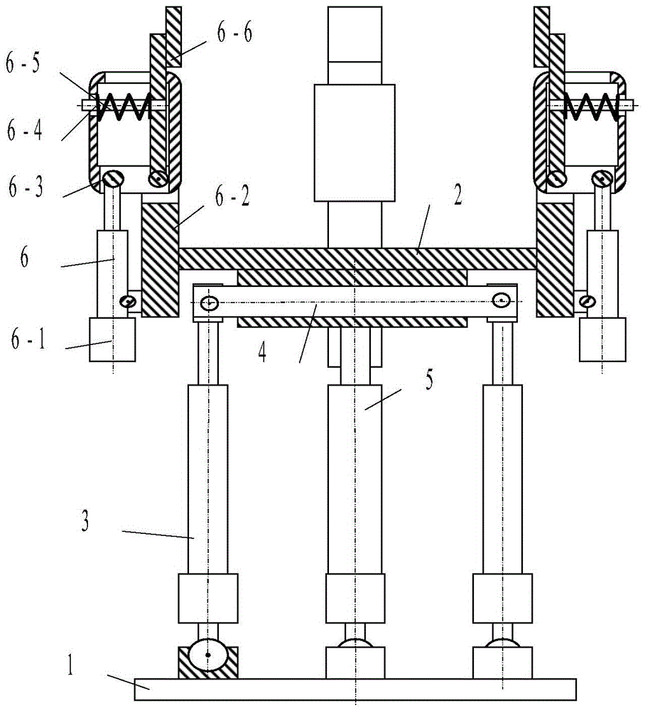 Robot hand with three under-actuated fingers connected in parallel