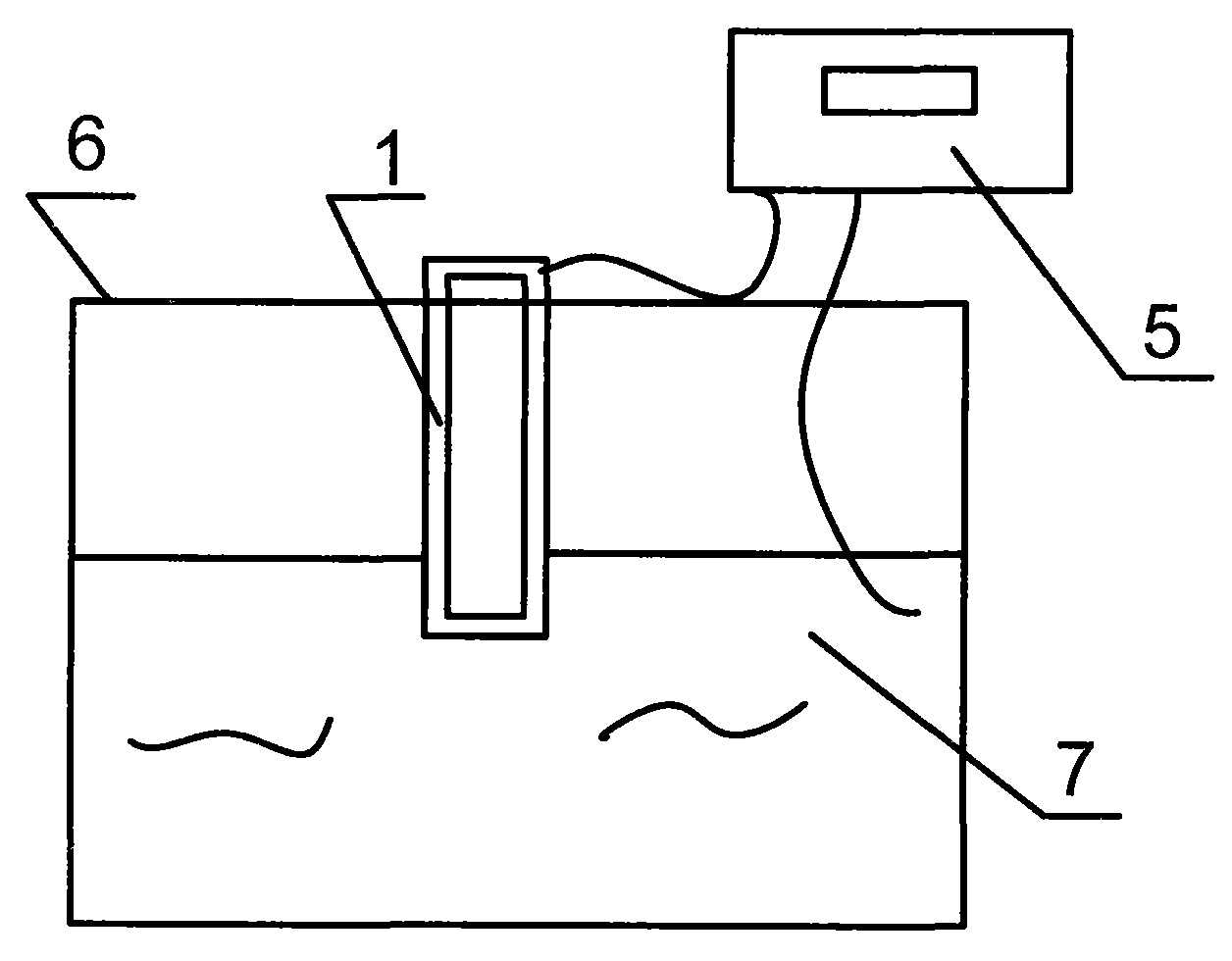 Full-film structure electromagnetic wire thin-film adhesion detection method