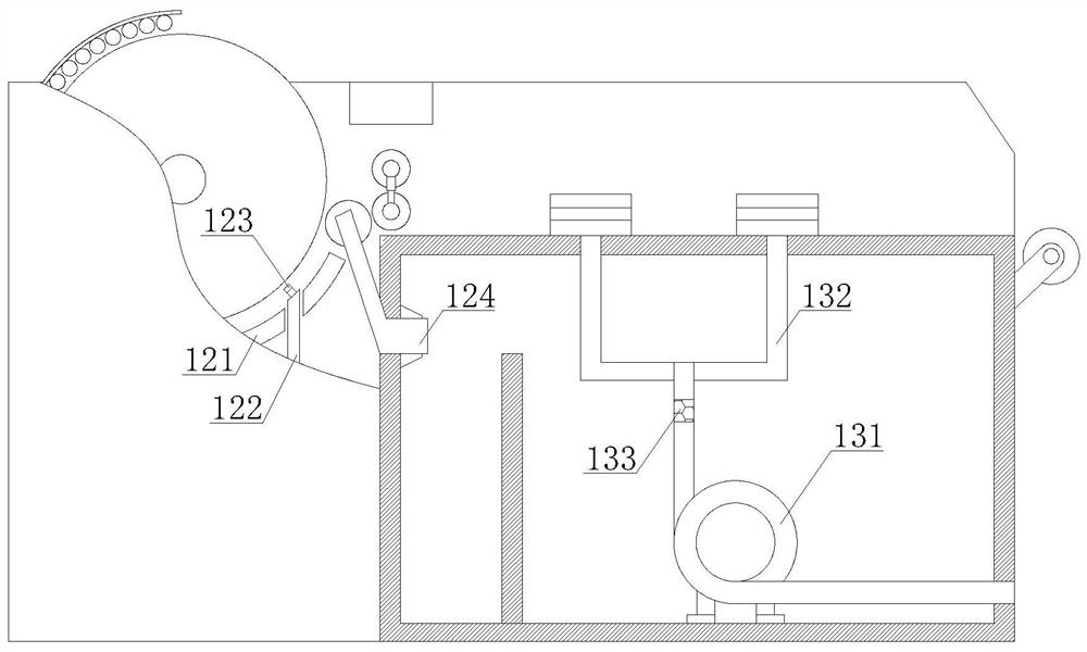 A raw foil device capable of continuous discharge for copper foil processing and its processing method