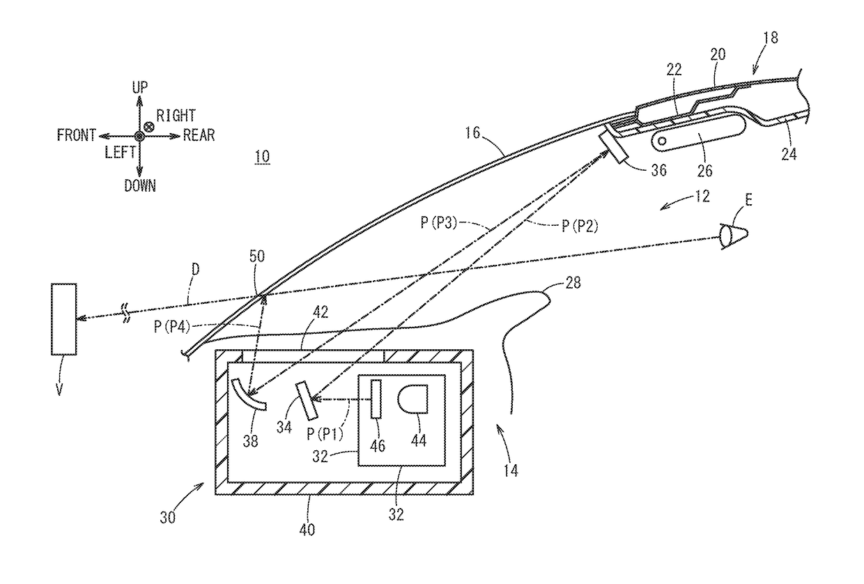 Head-up display device