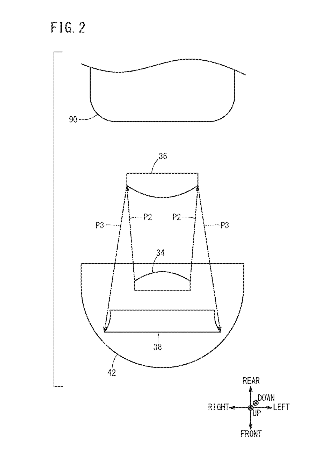 Head-up display device