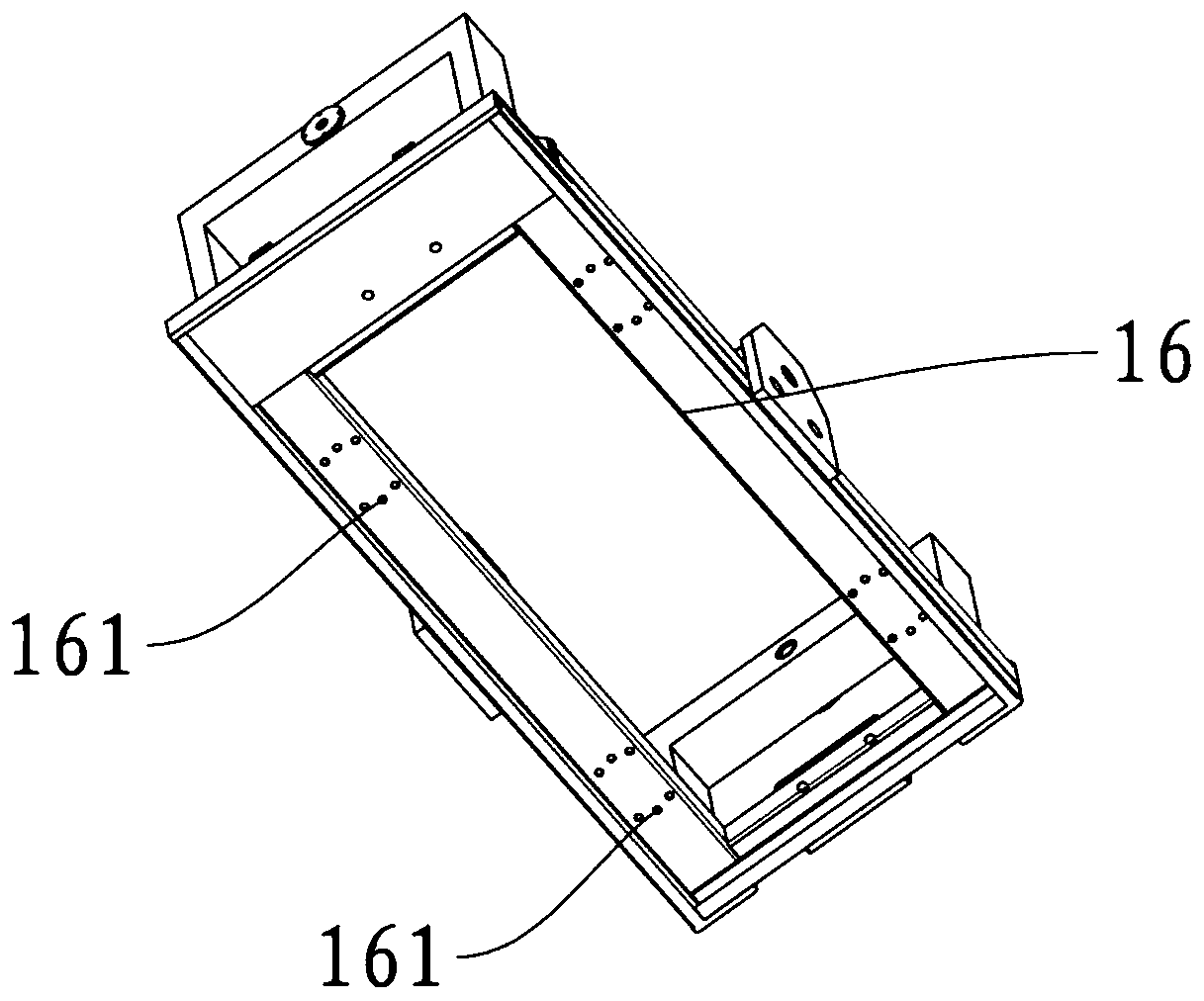 Marine bearing swing test device