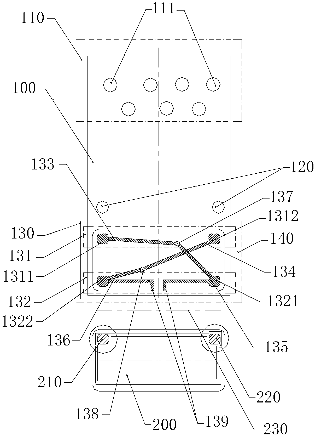 A flexible board with high reliability and an assembly system thereof