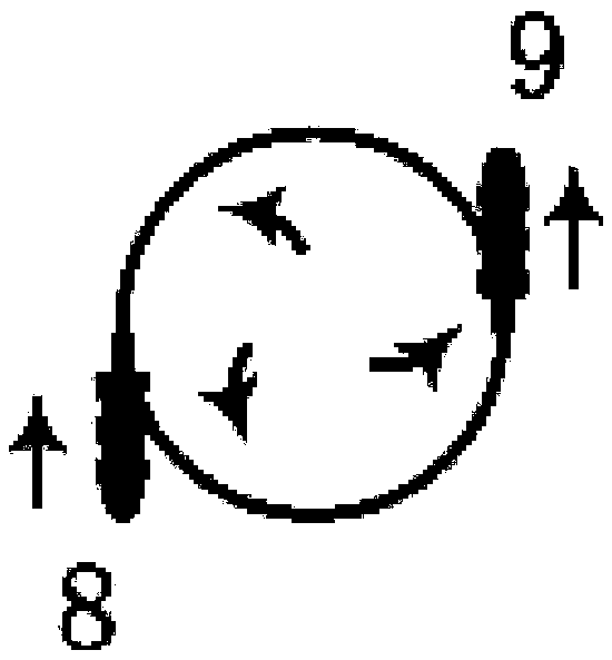 Aerosol on-line sampling device, aerosol quantitative analysis system and method