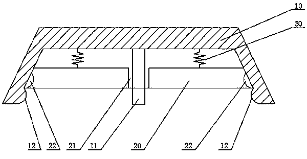 Dustproof computer keyboard key