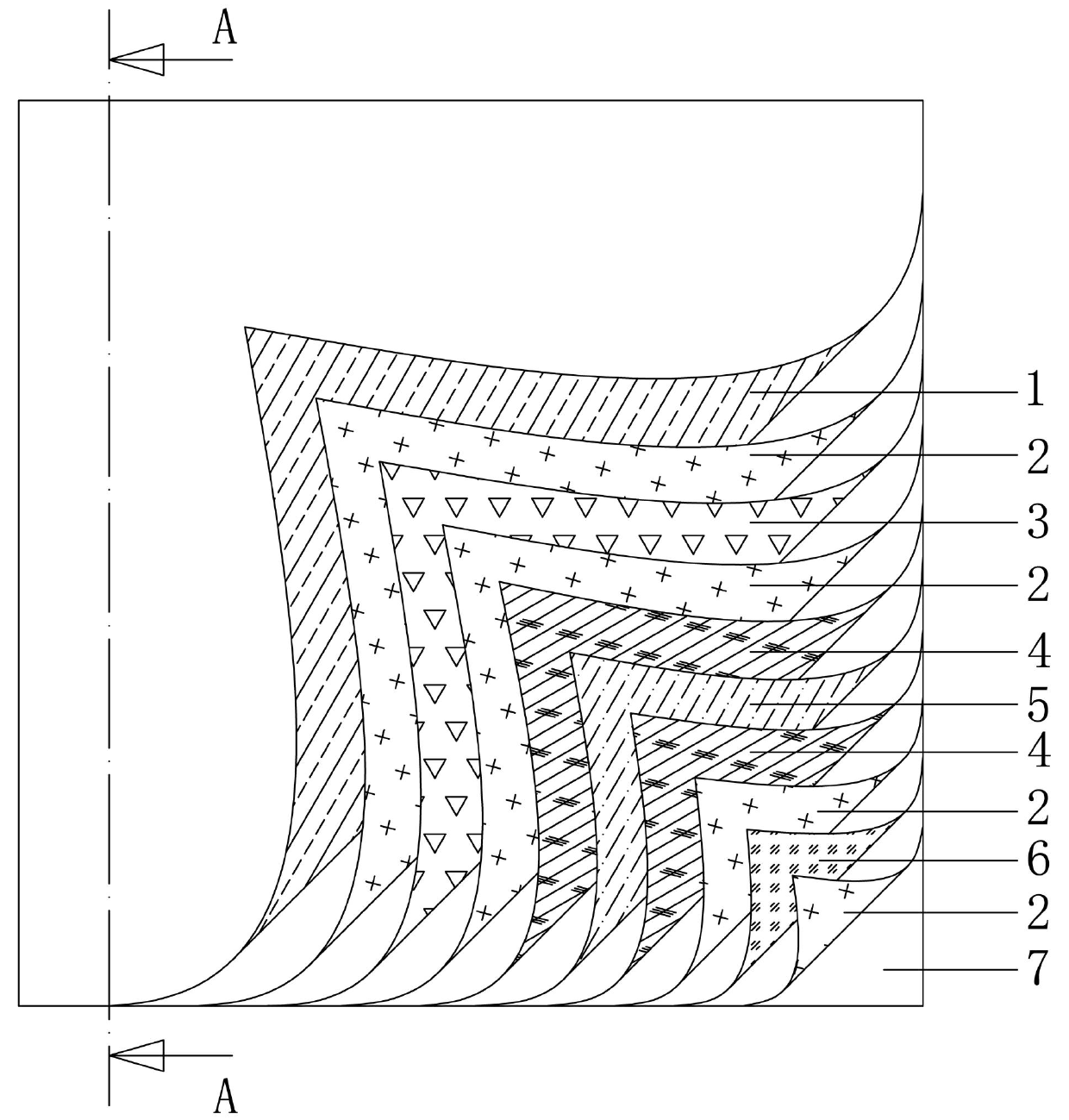 Anti-corrosion, anti-puncture and anti-short circuit melting through aluminum-plastic packaging film for lithium battery and manufacture method thereof