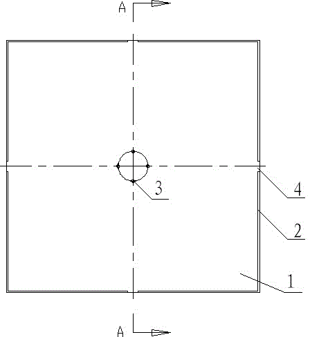 Processing method of main lens of large-OD (Outer Diameter) deformable mirror