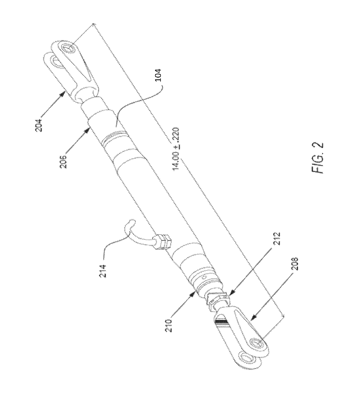 Storage tank having an active support rod measurement system