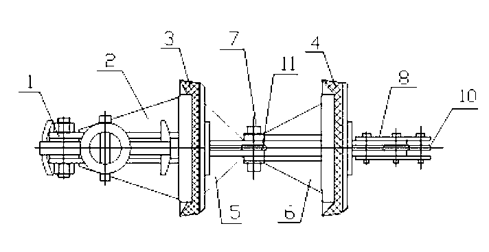 Dual-packing cup suspension plugging head