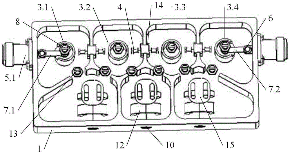 A te01 hybrid cavity filter device