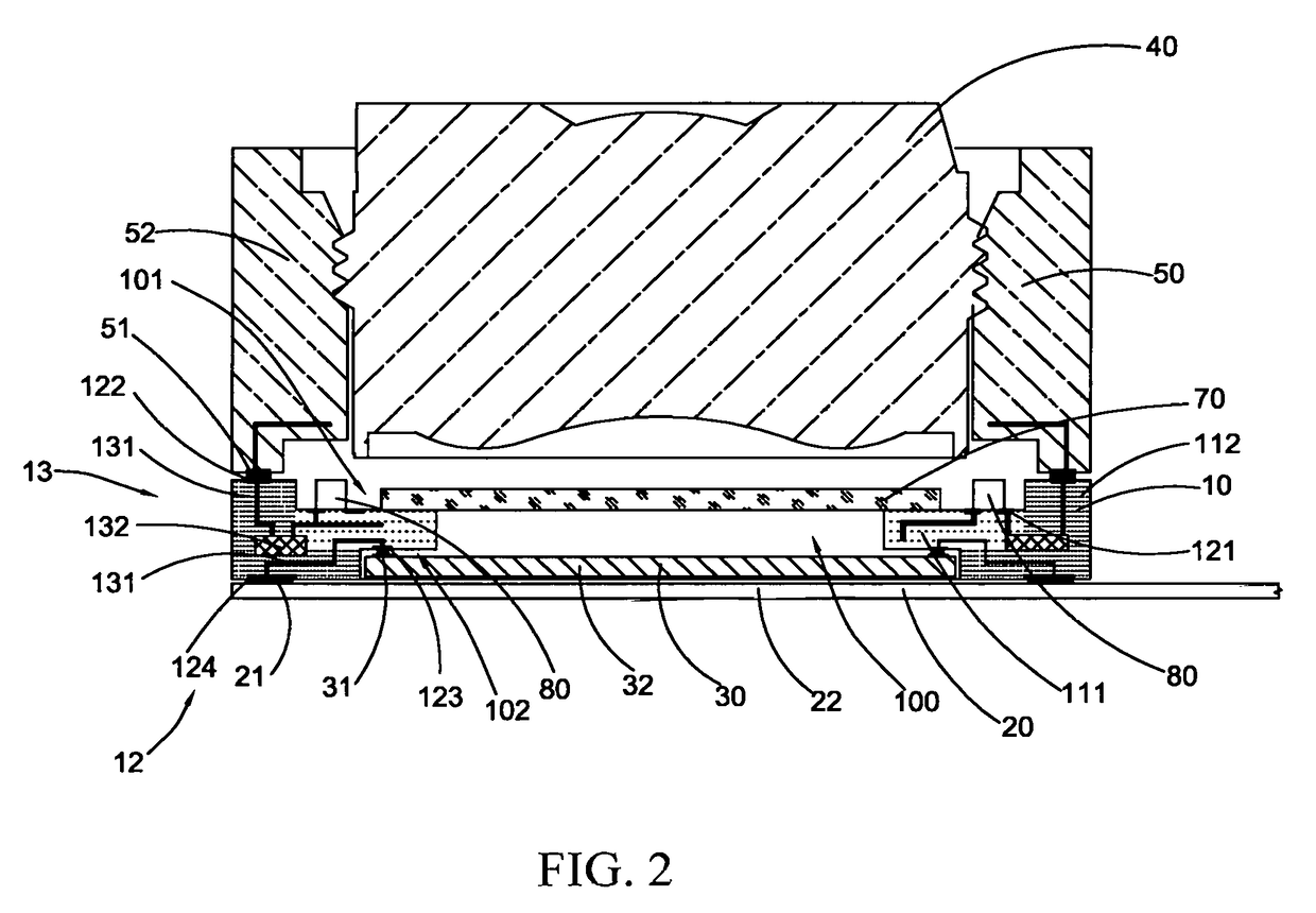 System-Level Camera Module with Electrical Support and Manufacturing Method Thereof