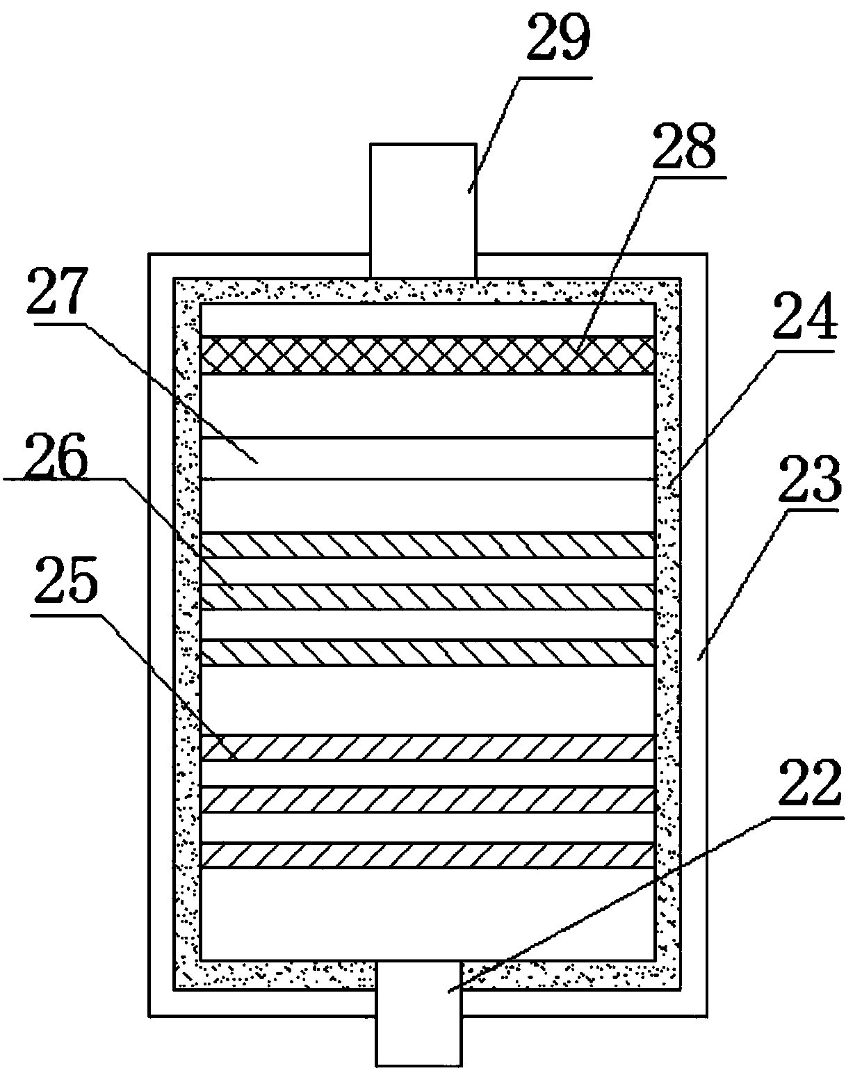 Dust removal apparatus for chocolate candy processing workshop