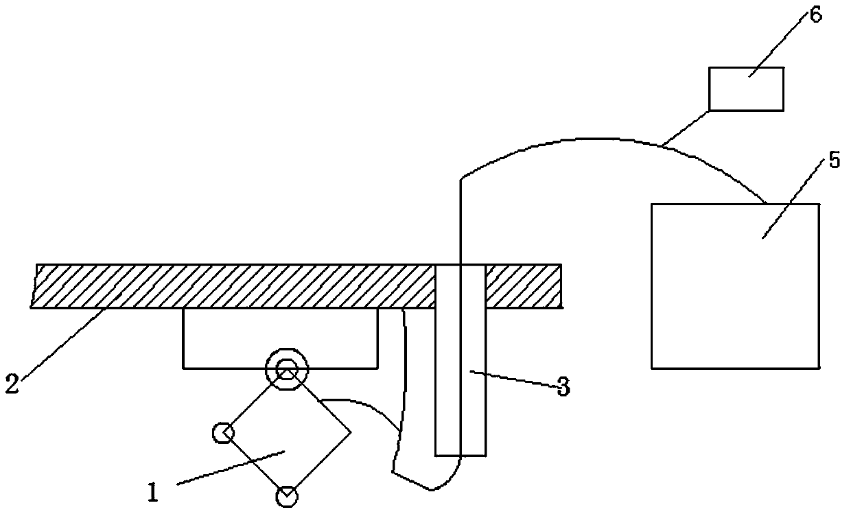 Flowing form observation device and method for concrete pumping in arch bridge pipe