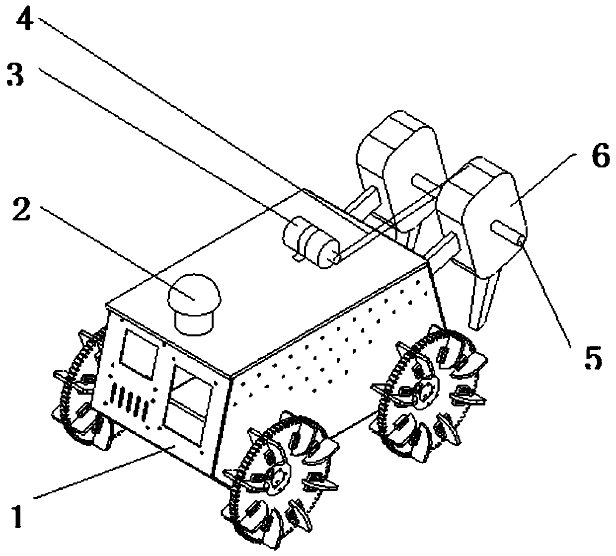 An intelligent robot-based rice direct seeding device and method