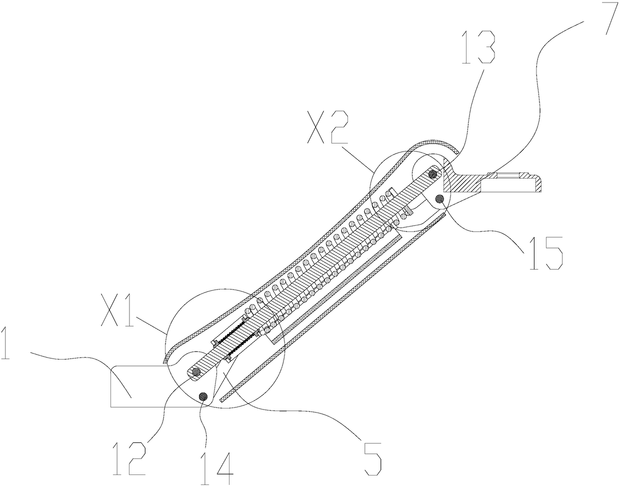 Display equipment supporting device and diasonograph provided with same