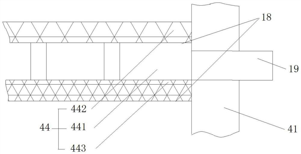 Herbal tea particle production line and production method thereof